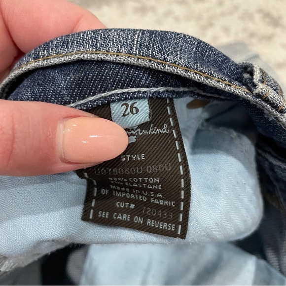 7 For All Mankind Cutoff Burmuda Jean Shorts - Picture 8 of 13